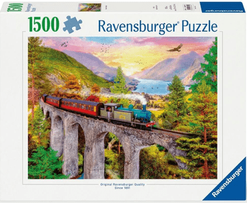 Ravensburger sestavljanka, Vožnja z vlakom v jeseni, 1500/1