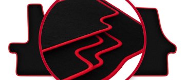 shumee Avtomobilske preproge CARLUX-RED za: Citroen Jumper III dostavnik (2014 - )