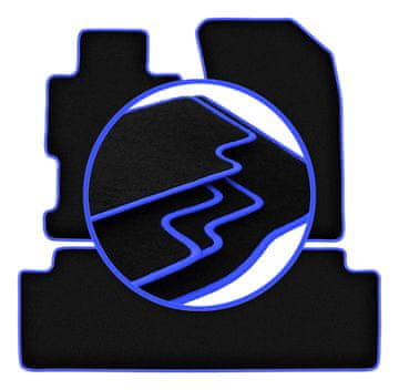 shumee Avtomobilske preproge CARLUX-BLUE za: Honda Civic VII limuzina (2001-2005)