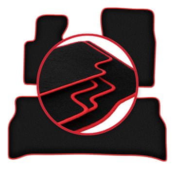 shumee Avtomobilske preproge CARLUX-RED za: Range Rover III L322 Vogue SUV (2001-2012)