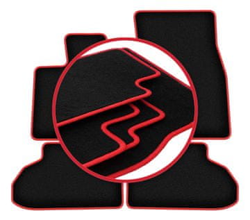 shumee Avtomobilske preproge CARLUX-RED za: BMW X6 F16 SUV (2014-)