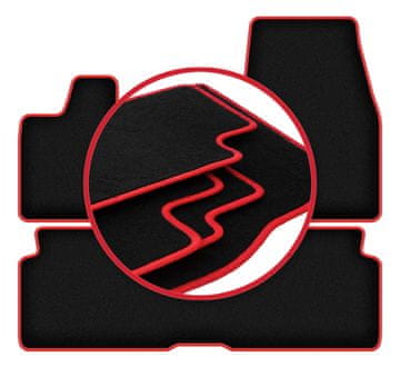 shumee Avtomobilske preproge CARLUX-RED za: BMW I3 L01 kombilimuzina (2013-)