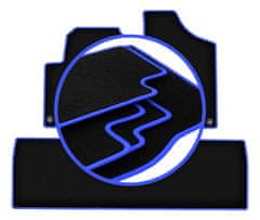 shumee Avtomobilske preproge CARLUX-BLUE za: Ford Galaxy MK1 enoprostorec (1995-2006)