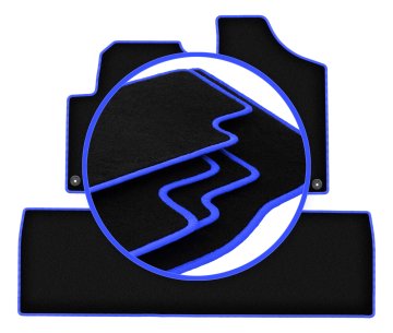 shumee Avtomobilske preproge CARLUX-BLUE za: Ford Galaxy MK1 enoprostorec (1995-2006)