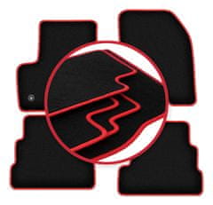 shumee Avtomobilske preproge CARLUX-RED za: Ford Escape MK3 SUV (2012-)
