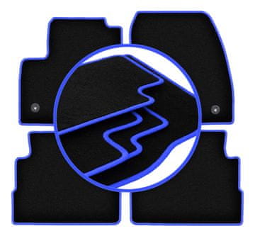 shumee Avtomobilske preproge CARLUX-BLUE za: Ford Kuga MK2 SUV (2012-2019)