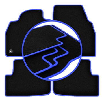 shumee Avtomobilske preproge CARLUX-BLUE za: Seat Ibiza V hatchback (2017-)