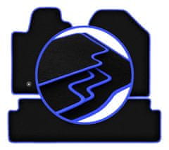 shumee Avtomobilske preproge CARLUX-BLUE za: Toyota Corolla Verso II enoprostorec (2004-2009)