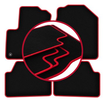 shumee Avtomobilske preproge CARLUX-RED za: KIa eNiro / Niro EV crossover (2016-)