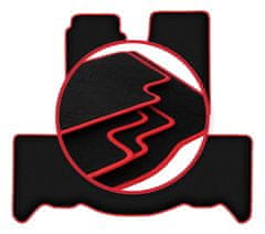 shumee Avtomobilske preproge CARLUX-RED za: Jeep Grand Cherokee ZJ terenska vožnja (1998-2005)