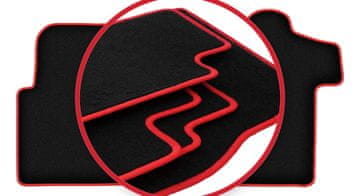 shumee Avtomobilske preproge CARLUX-RED za: Renault Master II 3-sedežni (2010-)