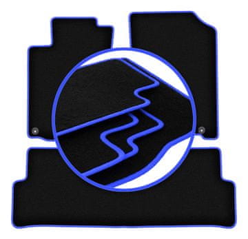 shumee Avtomobilske preproge CARLUX-BLUE za: Honda CR-V IV SUV (2011-2018)
