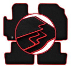 shumee Avtomobilske preproge CARLUX-RED za: Toyota RAV4 II 2WD 5-vratna (2001-2005)