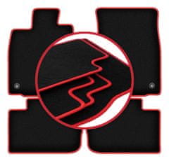 shumee Avtomobilske preproge CARLUX-RED za: Lexus IS III limuzina (2013-)