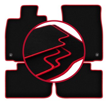 shumee Avtomobilske preproge CARLUX-RED za: Lexus IS III limuzina (2013-)