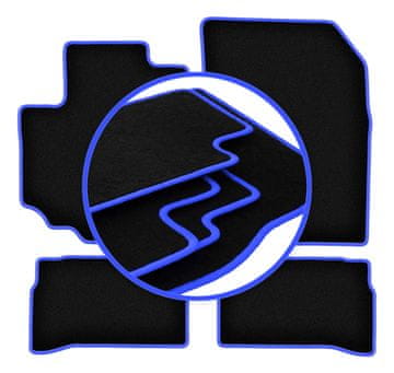 shumee Avtomobilske preproge CARLUX-BLUE za: Suzuki Grand Vitara III crossover (2015-)