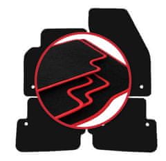 shumee Avtomobilske preproge CARLUX-RED za: Volvo C70 II coupe (2005-2013)