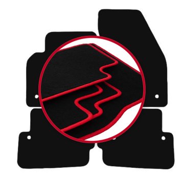 shumee Avtomobilske preproge CARLUX-RED za: Volvo C70 II coupe (2005-2013)