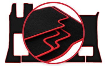 shumee Avtomobilske preproge CARLUX-RED za: tovornjak Mercedes Actros MP5 (2019-)