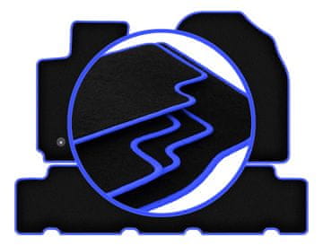 shumee Avtomobilske preproge CARLUX-BLUE za: Toyota RAV4 III SUV (2006-2013)