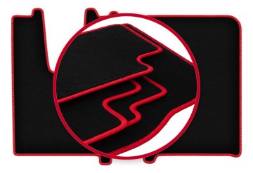shumee Avtomobilske preproge CARLUX-RED za: tovornjak Iveco S-WAY - (2019-)