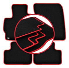 shumee Avtomobilske preproge CARLUX-RED za: Mitsubishi ASX II crossover (2020-)