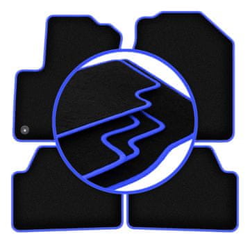 shumee Avtomobilske preproge CARLUX-BLUE za: KIa eNiro / Niro EV crossover (2016-)