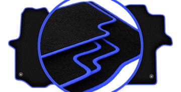 shumee Avtomobilske preproge CARLUX-BLUE za: Mercedes Crafter II dostavnik (2016-)