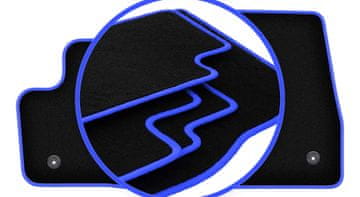 shumee Avtomobilske preproge CARLUX-BLUE za: Ford Transit Connect FL kombi (2017-)