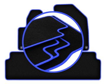 shumee Avtomobilske preproge CARLUX-BLUE za: Citroen C5 III X7 liftback, limuzina, karavan, tourer (2008-2017)