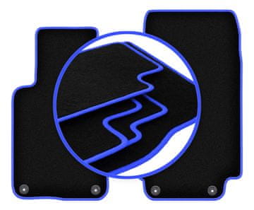 shumee Avtomobilske preproge CARLUX-BLUE za: BMW Z3 E36/7 kabriolet (1997-2002)