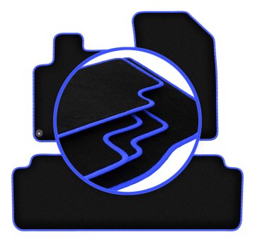shumee Avtomobilske preproge CARLUX-BLUE za: Peugeot 407 kupe, limuzina, karavan, SW (2004-2011)