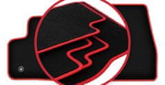 shumee Avtomobilske preproge CARLUX-RED za: Ford Transit Connect kombi (2013-2017)