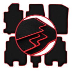 shumee Avtomobilske preproge CARLUX-RED za: Honda FR-V enoprostorec (2004-2009)