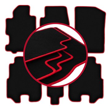 shumee Avtomobilske preproge CARLUX-RED za: Honda FR-V enoprostorec (2004-2009)