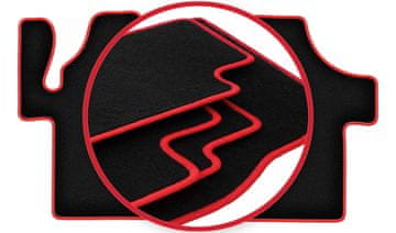 shumee Avtomobilske preproge CARLUX-RED za: Mercedes Viano W639 dostavnik (2003-2014)