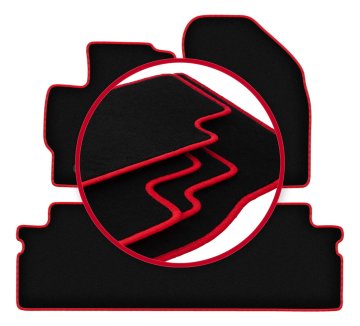 shumee Avtomobilske preproge CARLUX-RED za: enoprostorec Toyota Verso (2009-2013)