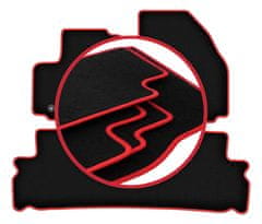 shumee Avtomobilske preproge CARLUX-RED za: Ford Galaxy MK2 enoprostorec (2006-2012)