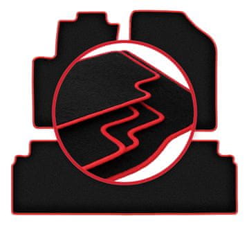 shumee Avtomobilske preproge CARLUX-RED za: Hyundai ix20 enoprostorec (2010-2018)