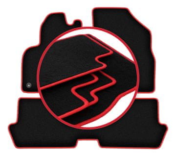 shumee Avtomobilske preproge CARLUX-RED za: Peugeot 3008 I enoprostorec (2009-2016)