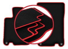 shumee Avtomobilske preproge CARLUX-RED za: Mercedes SL R230 roadster (2001-2011)