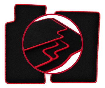 shumee Avtomobilske preproge CARLUX-RED za: Mazda MX-5 II NB kabriolet (1998-2005)
