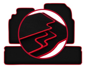 shumee Avtomobilske preproge CARLUX-RED za: Nissan Almera Tino enoprostorec (2000-2006)
