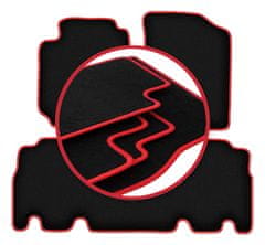 shumee Avtomobilske preproge CARLUX-RED za: Toyota Yaris Verso enoprostorec (1999-2005)