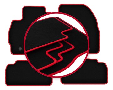 shumee Avtomobilske preproge CARLUX-RED za: Mazda Premacy III enoprostorec (2010-)