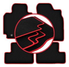 shumee Avtomobilske preproge CARLUX-RED za: Toyota RAV4 II SUV 5-vratna (2000-2003)