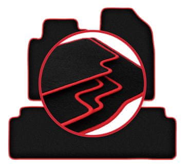 shumee Avtomobilske preproge CARLUX-RED za: Toyota Camry V limuzina (1996-2001)