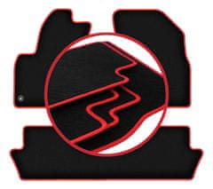 shumee Avtomobilske preproge CARLUX-RED za: Citroen C4 Picasso I enoprostorec (2006-2013)