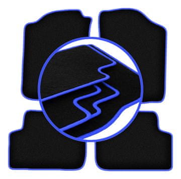 shumee Avtomobilske preproge CARLUX-BLUE za: Toyota Land Cruiser J90 / J95 terenska vozila (1996-2001)