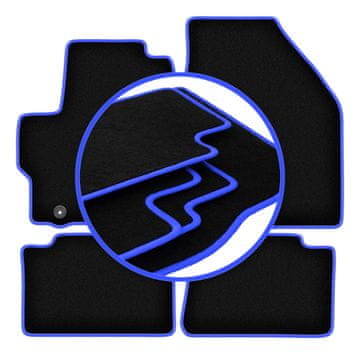 shumee Avtomobilske preproge CARLUX-BLUE za: Toyota Yaris IV kombilimuzina (2020-)
